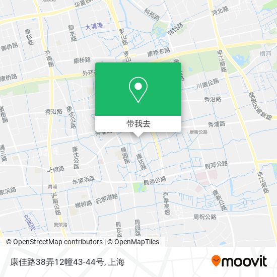 康佳路38弄12幢43-44号地图