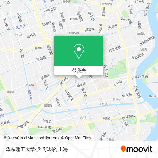华东理工大学-乒乓球馆地图