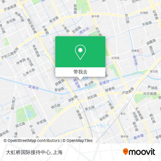 大虹桥国际接待中心地图