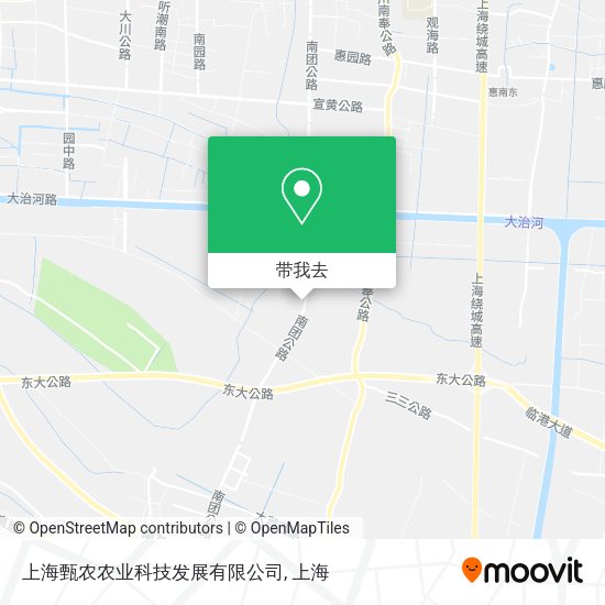 上海甄农农业科技发展有限公司地图