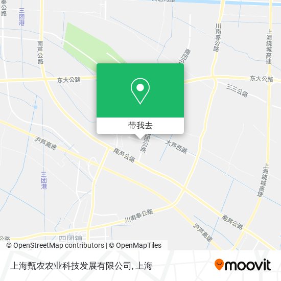 上海甄农农业科技发展有限公司地图