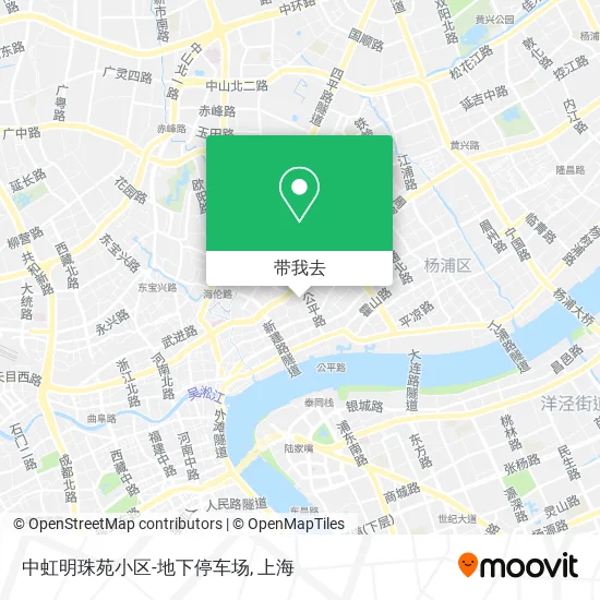 中虹明珠苑小区-地下停车场地图