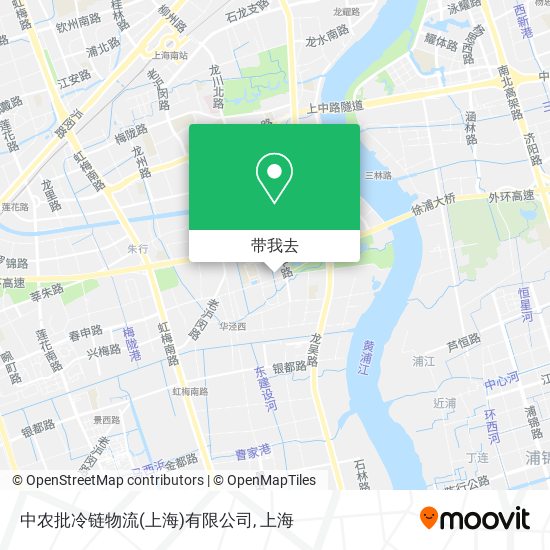 中农批冷链物流(上海)有限公司地图