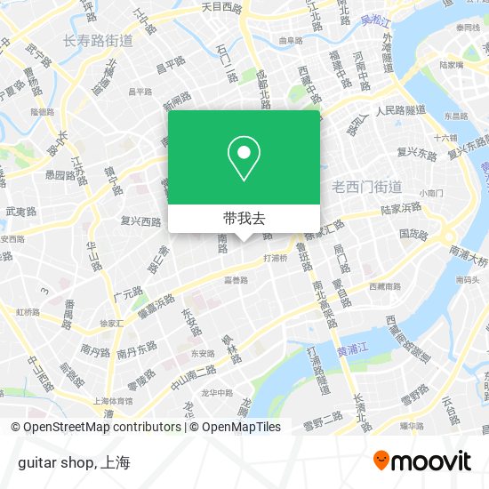 guitar shop地图