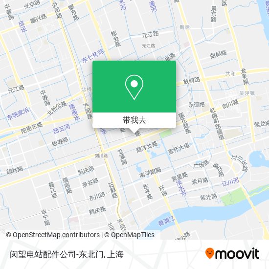 闵望电站配件公司-东北门地图