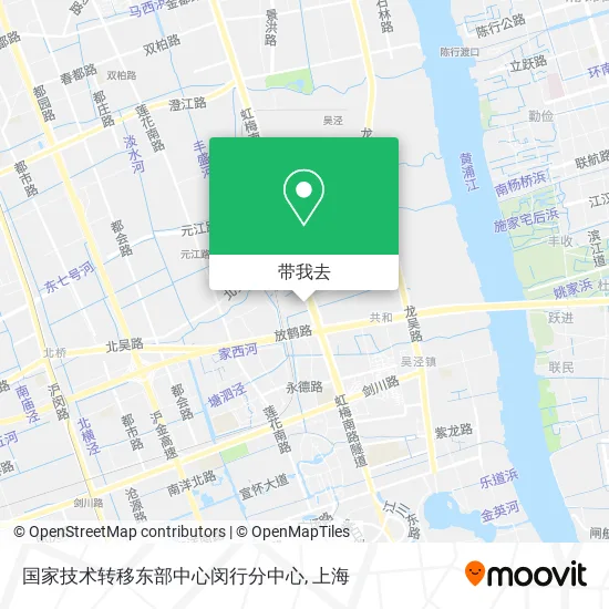 国家技术转移东部中心闵行分中心地图