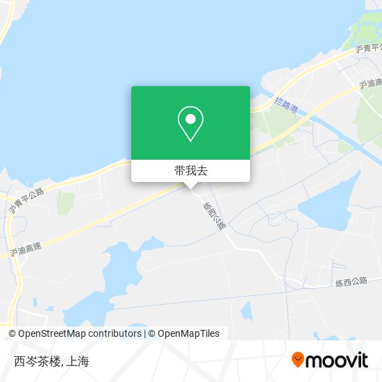 西岑茶楼地图