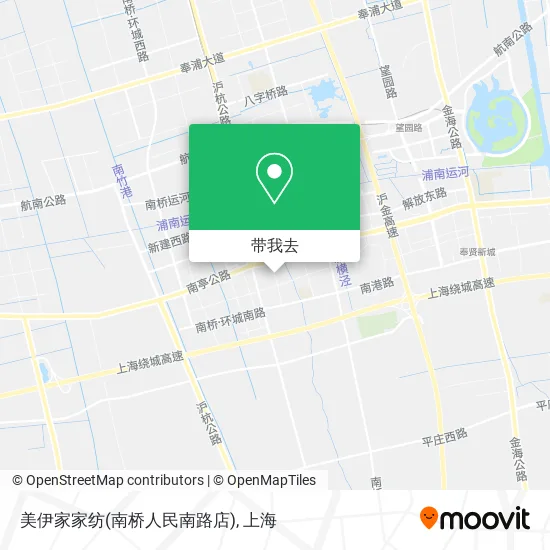 美伊家家纺(南桥人民南路店)地图