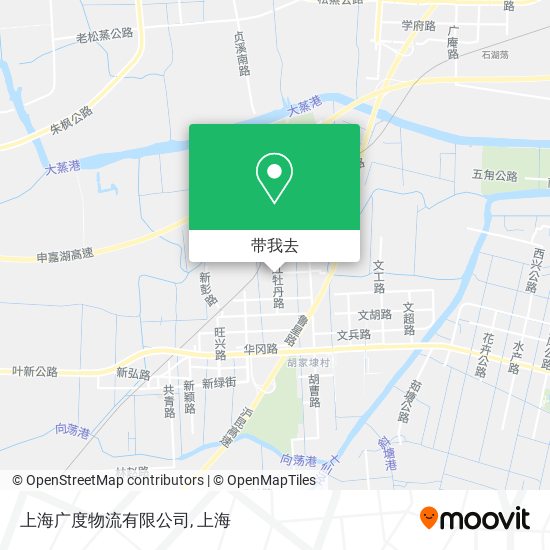 上海广度物流有限公司地图