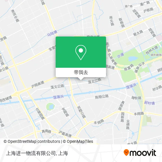 上海进一物流有限公司地图