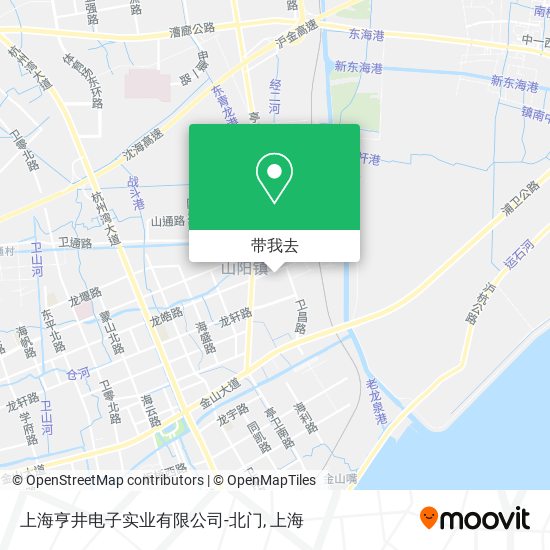 上海亨井电子实业有限公司-北门地图