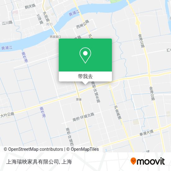 上海瑞映家具有限公司地图