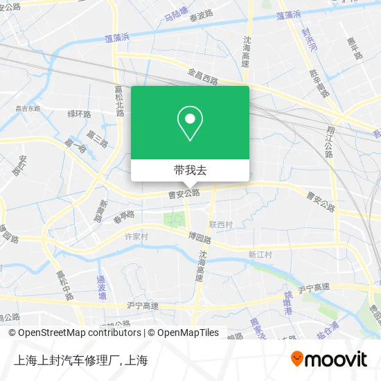 上海上封汽车修理厂地图
