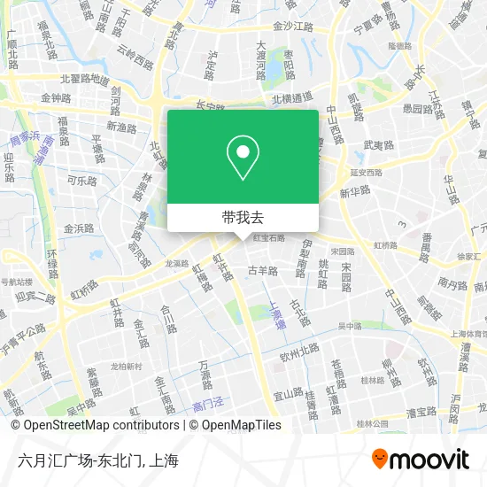 六月汇广场-东北门地图