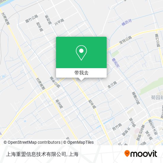 上海重盟信息技术有限公司地图