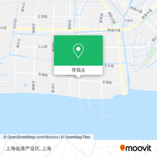 上海临港产业区地图