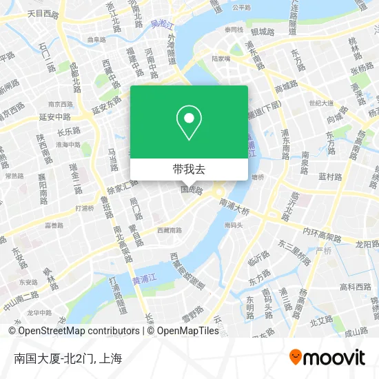 南国大厦-北2门地图