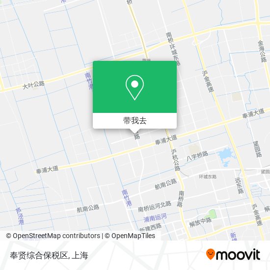 奉贤综合保税区地图