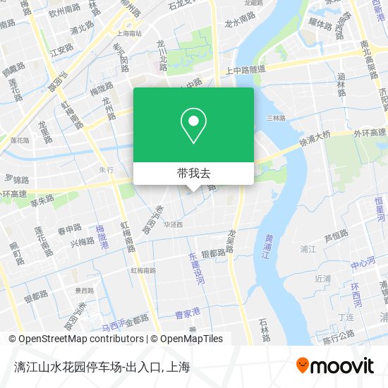 漓江山水花园停车场-出入口地图