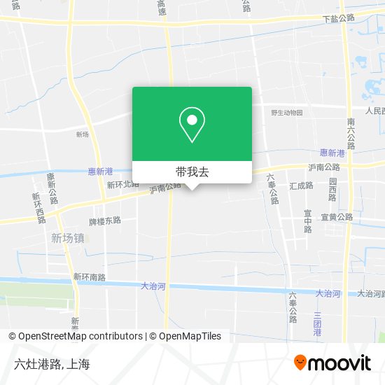 六灶港路地图