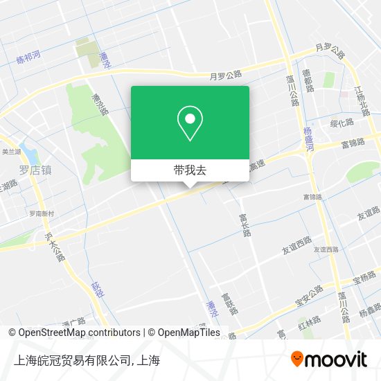 上海皖冠贸易有限公司地图