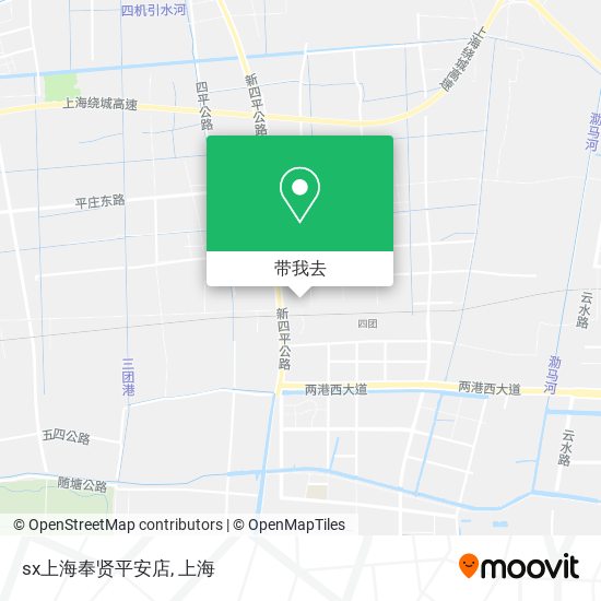 sx上海奉贤平安店地图