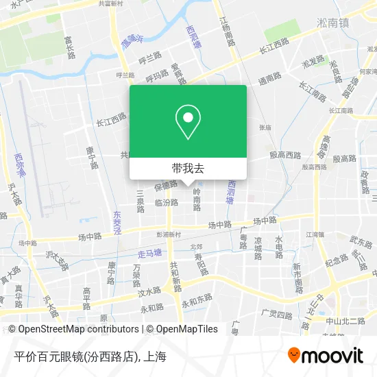 平价百元眼镜(汾西路店)地图