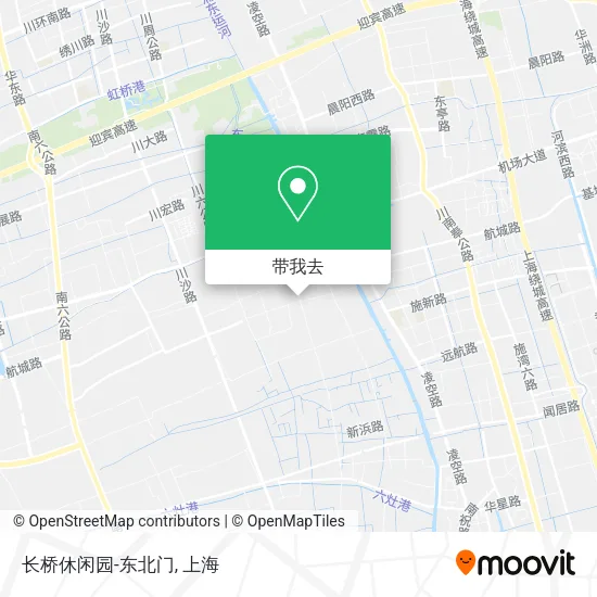 长桥休闲园-东北门地图