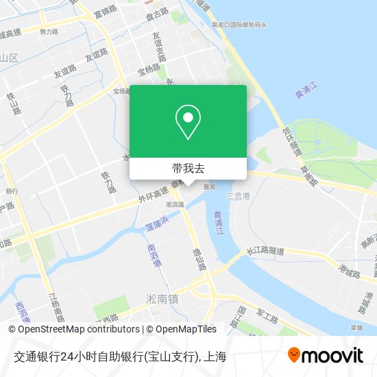 交通银行24小时自助银行(宝山支行)地图
