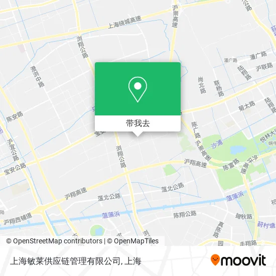 上海敏莱供应链管理有限公司地图