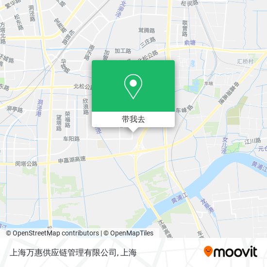 上海万惠供应链管理有限公司地图