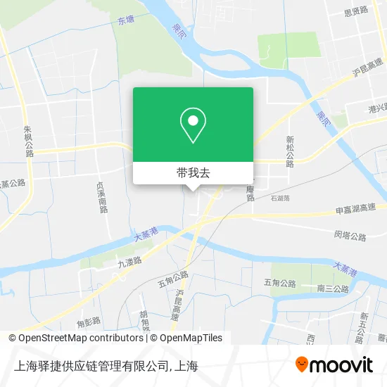上海驿捷供应链管理有限公司地图
