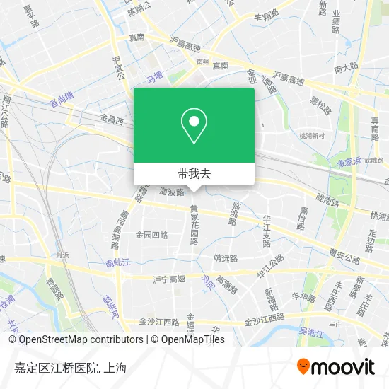嘉定区江桥医院地图