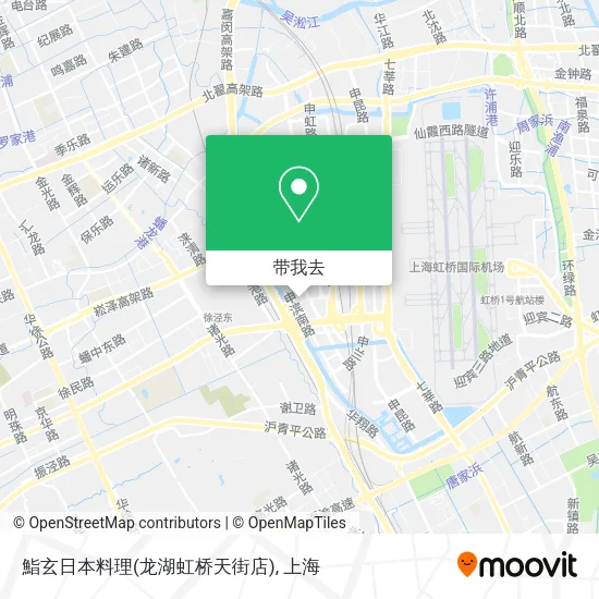 鮨玄日本料理(龙湖虹桥天街店)地图