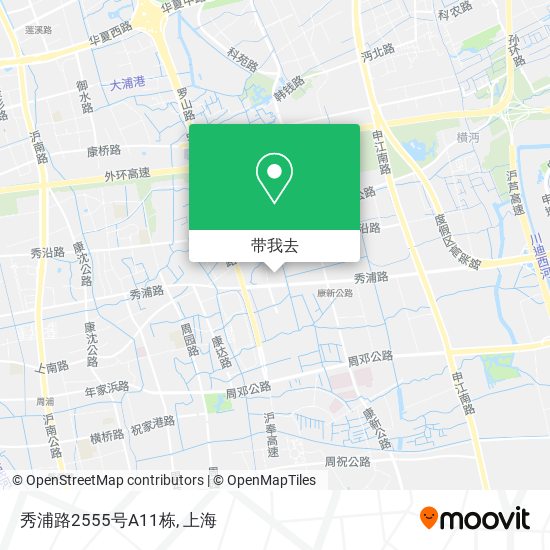秀浦路2555号A11栋地图