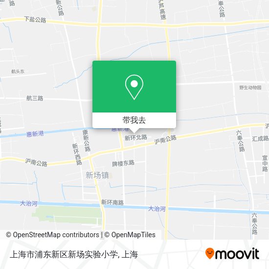 上海市浦东新区新场实验小学地图