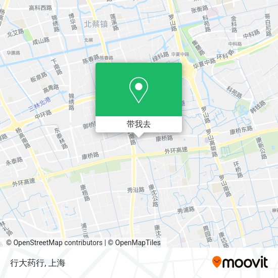 行大药行地图