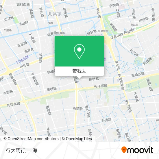 行大药行地图