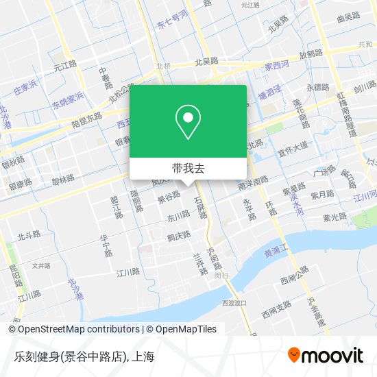 乐刻健身(景谷中路店)地图