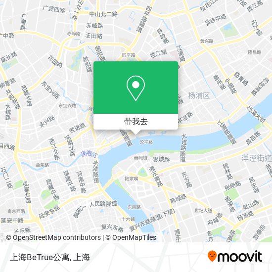 上海BeTrue公寓地图