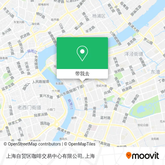 上海自贸区咖啡交易中心有限公司地图