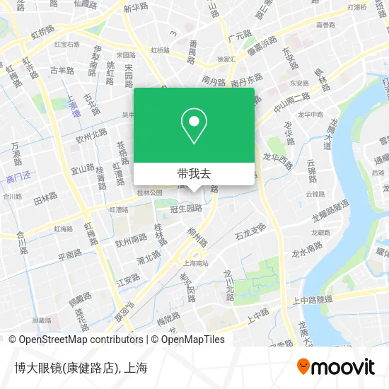 博大眼镜(康健路店)地图