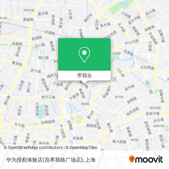 华为授权体验店(吾界我格广场店)地图