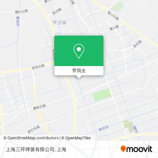 上海三环弹簧有限公司地图