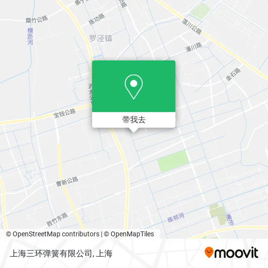 上海三环弹簧有限公司地图