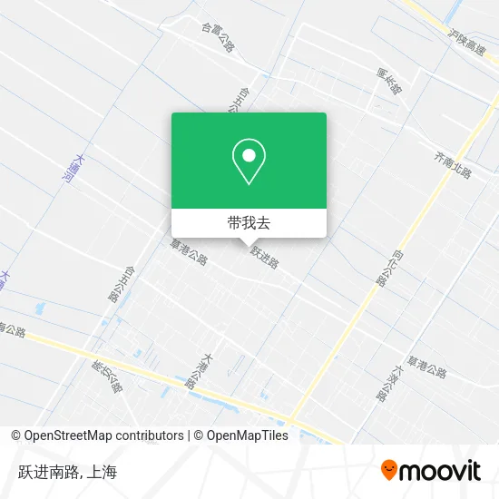 跃进南路地图