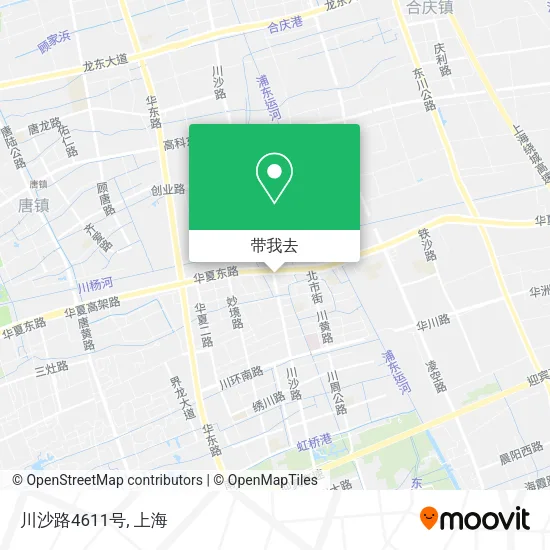 川沙路4611号地图
