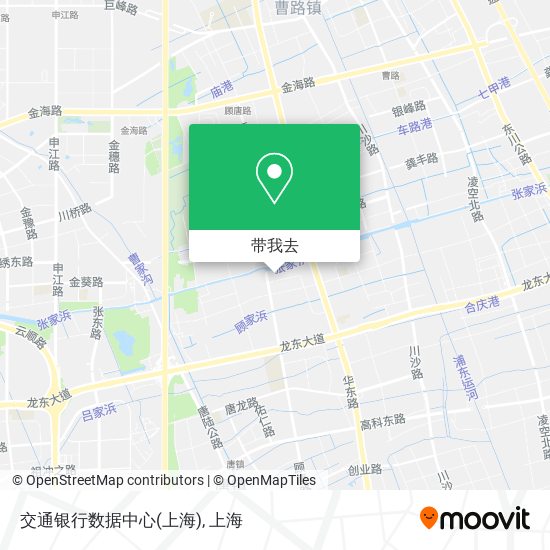 交通银行数据中心(上海)地图