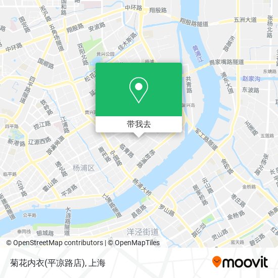 菊花内衣(平凉路店)地图