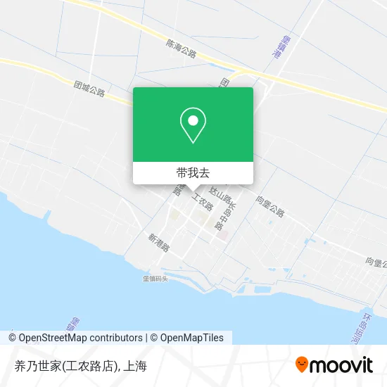 养乃世家(工农路店)地图